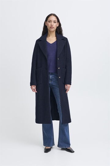 Abrigo lana azul, IhStipa - Imagen 1