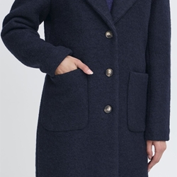 Abrigo lana azul, IhStipa - Imagen 2