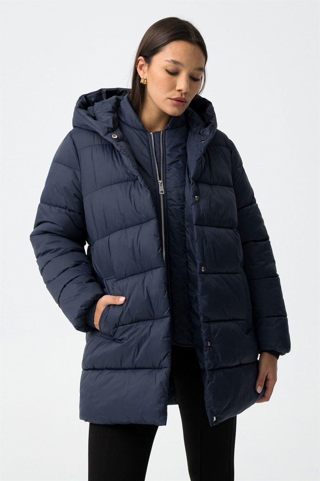 Anorak azul marino, Ravina - Imagen 2