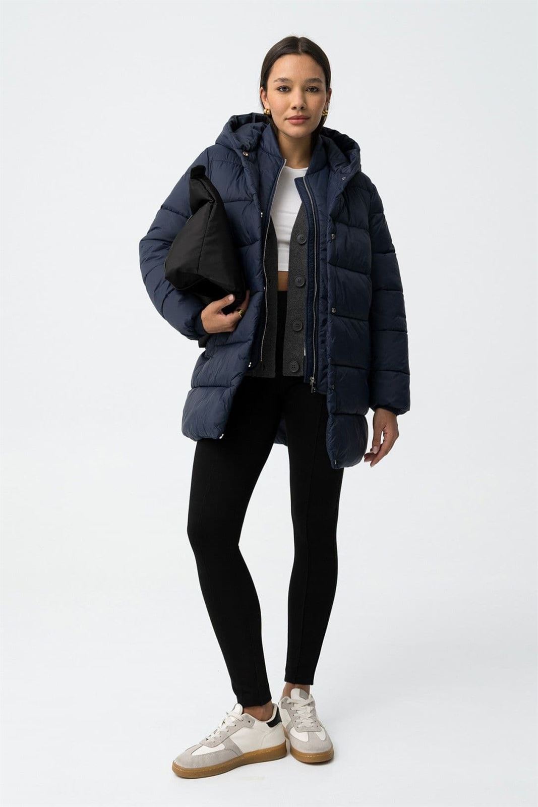 Anorak azul marino, Ravina - Imagen 3