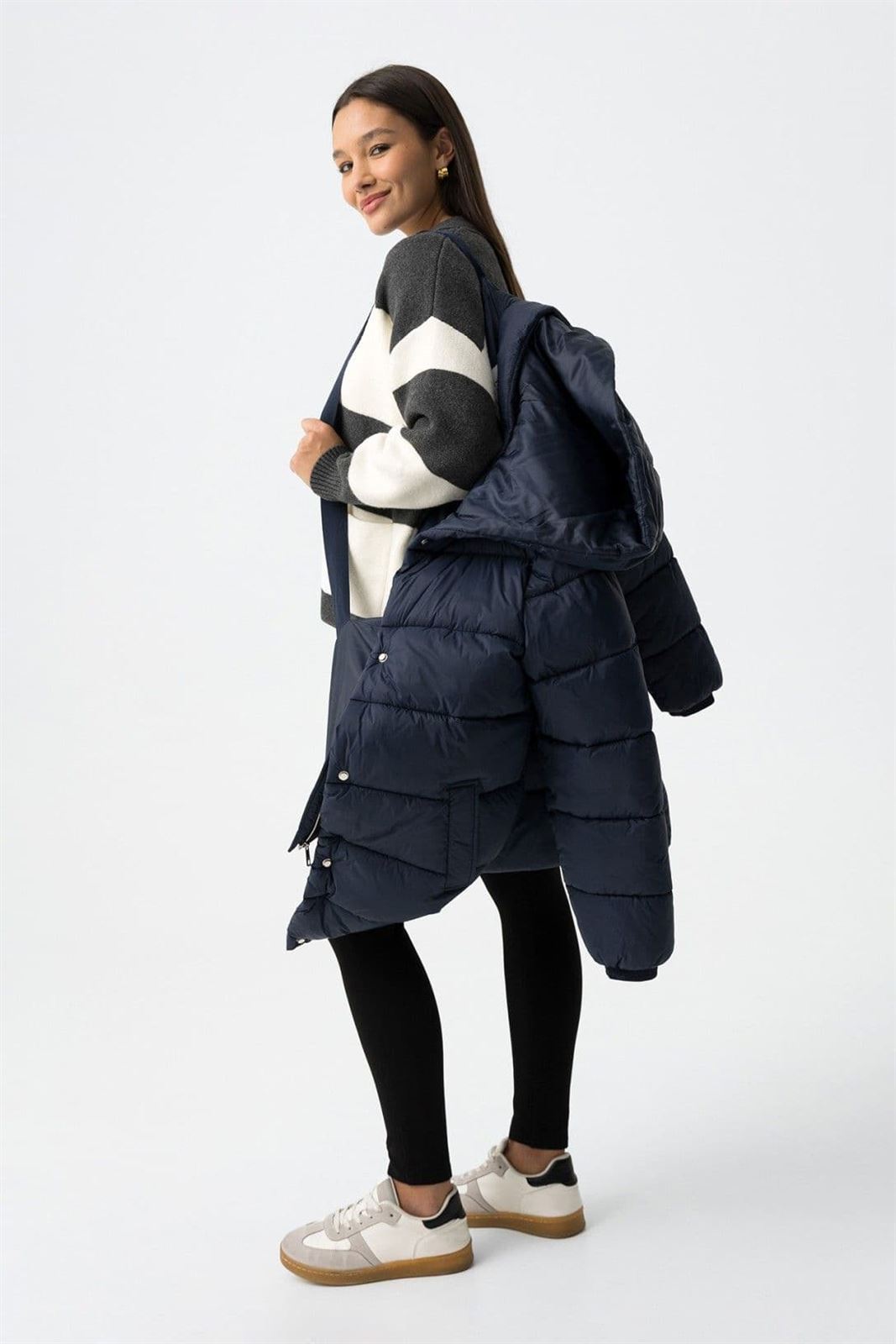 Anorak azul marino, Ravina - Imagen 6