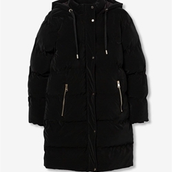 Anorak negro acabado soft, Crank - Imagen 1