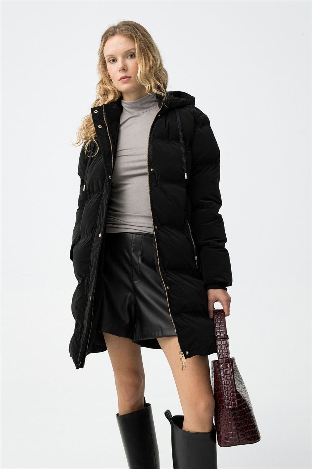 Anorak negro acabado soft, Crank - Imagen 5