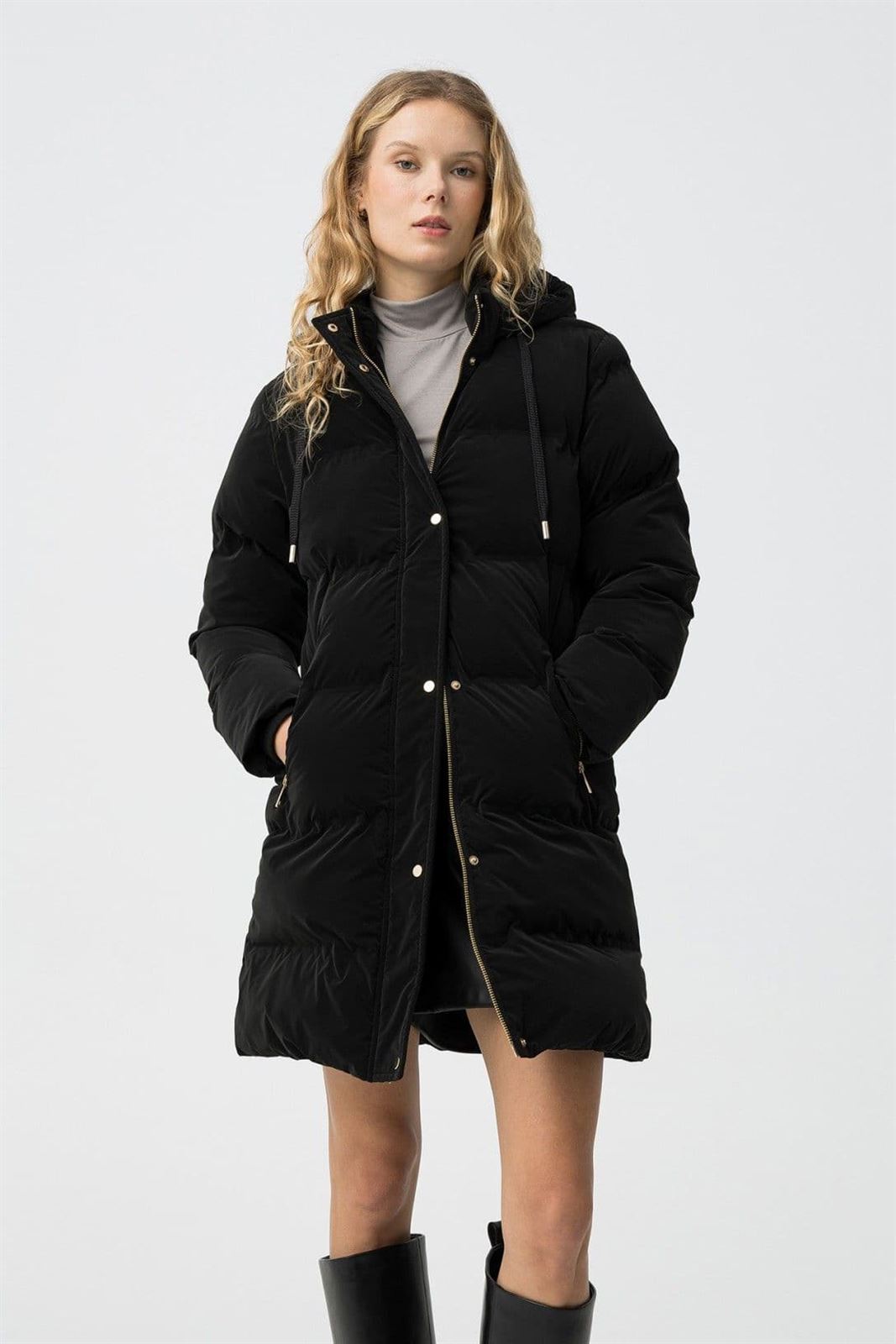 Anorak negro acabado soft, Crank - Imagen 6