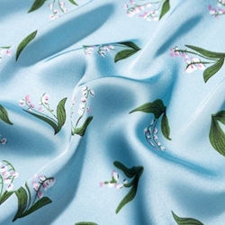 Bandana azul floral - Imagen 2