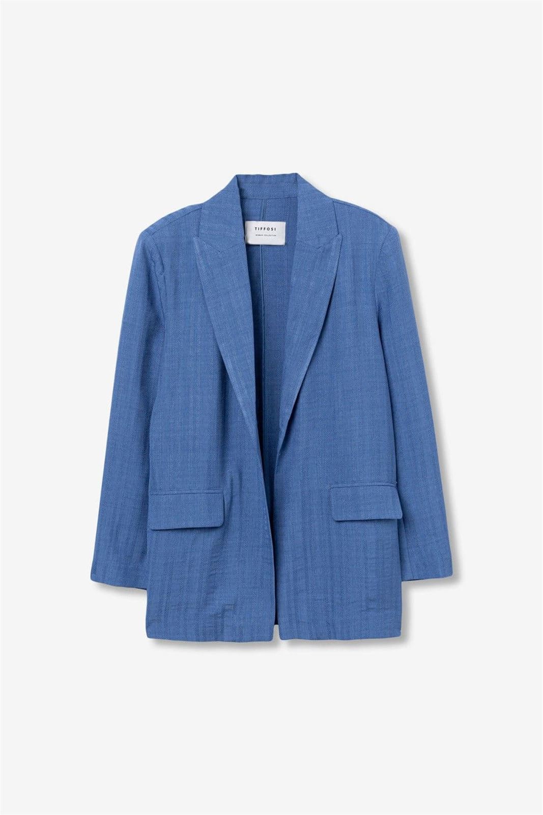 Blazer holgada azul, Turquesa - Imagen 1