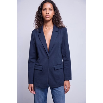 Blazer largo kate azul marino - Imagen 1