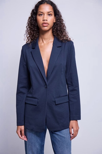 Blazer largo kate azul marino - Imagen 1