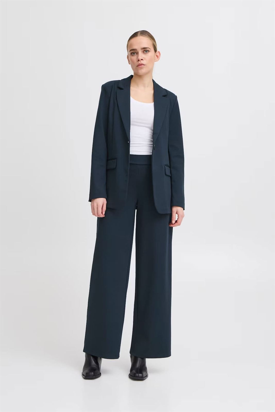 Blazer largo kate azul marino - Imagen 4
