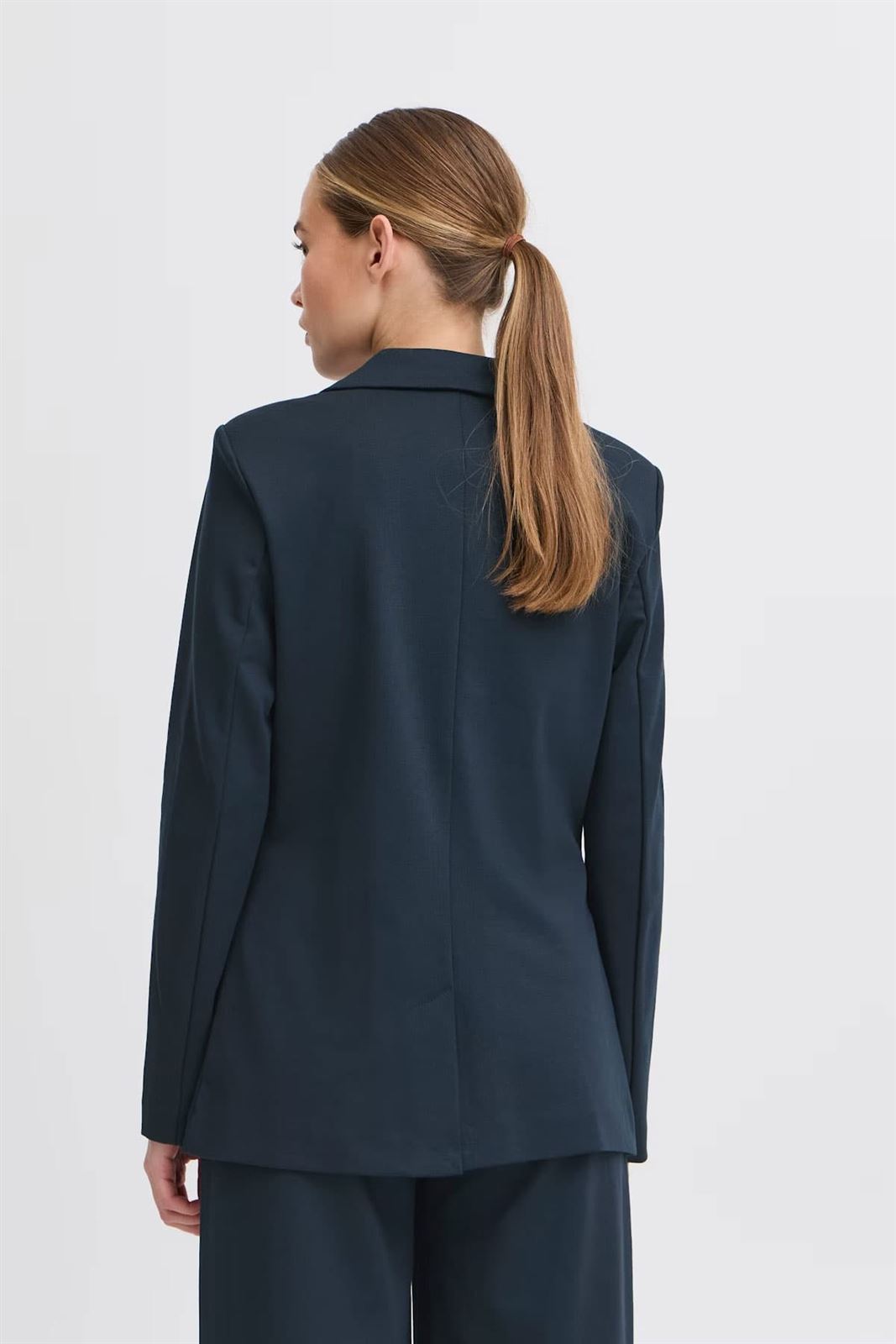Blazer largo kate azul marino - Imagen 5