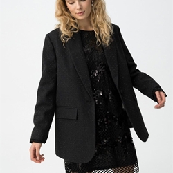 Blazer negro brillos, Areia - Imagen 1
