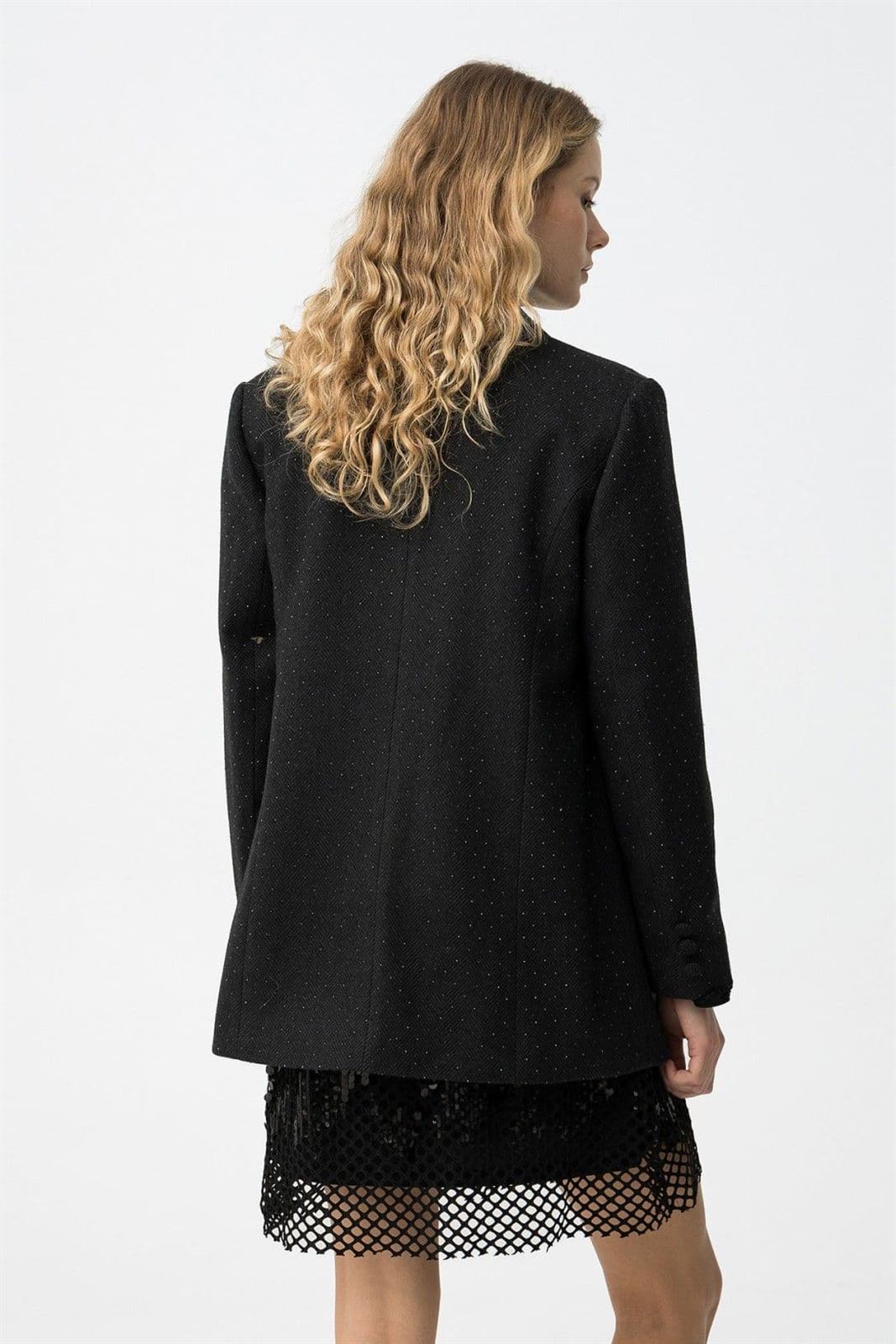 Blazer negro brillos, Areia - Imagen 3