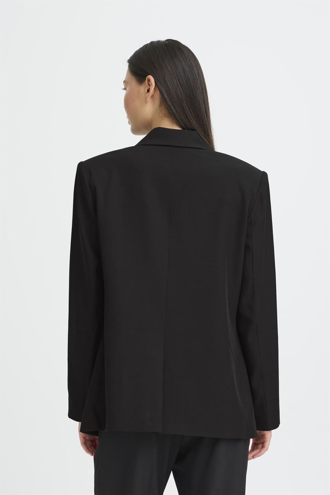 Blazer oversize Ichi, Fava Long - negro - Imagen 8