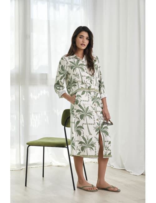 Blusa estampada, Auri - Imagen 1