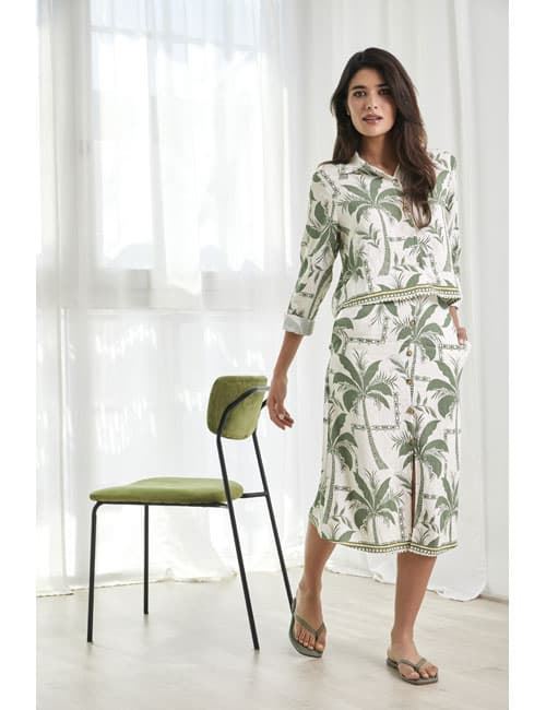 Blusa estampada, Auri - Imagen 3