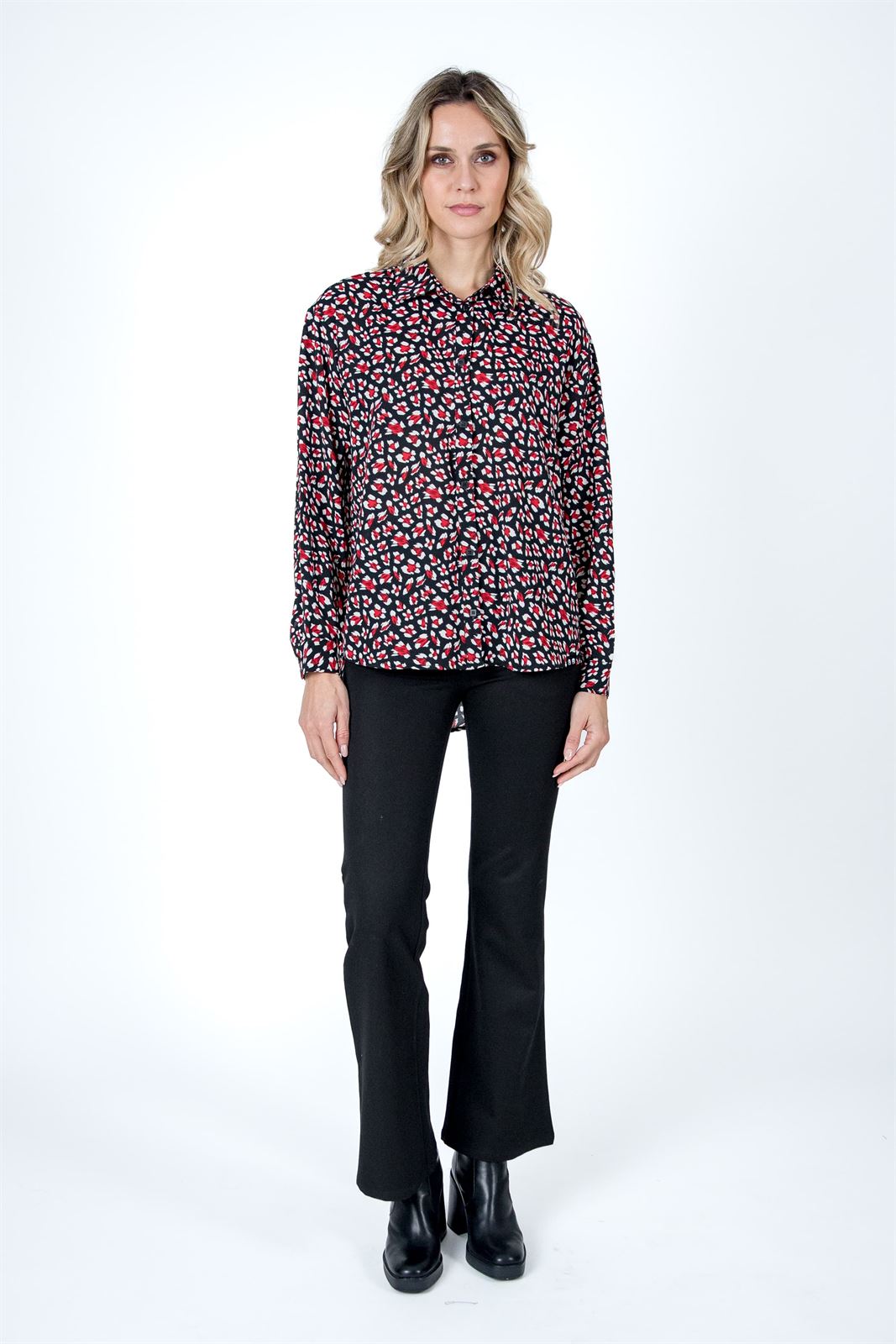 Blusa estampada, Caer - Imagen 3