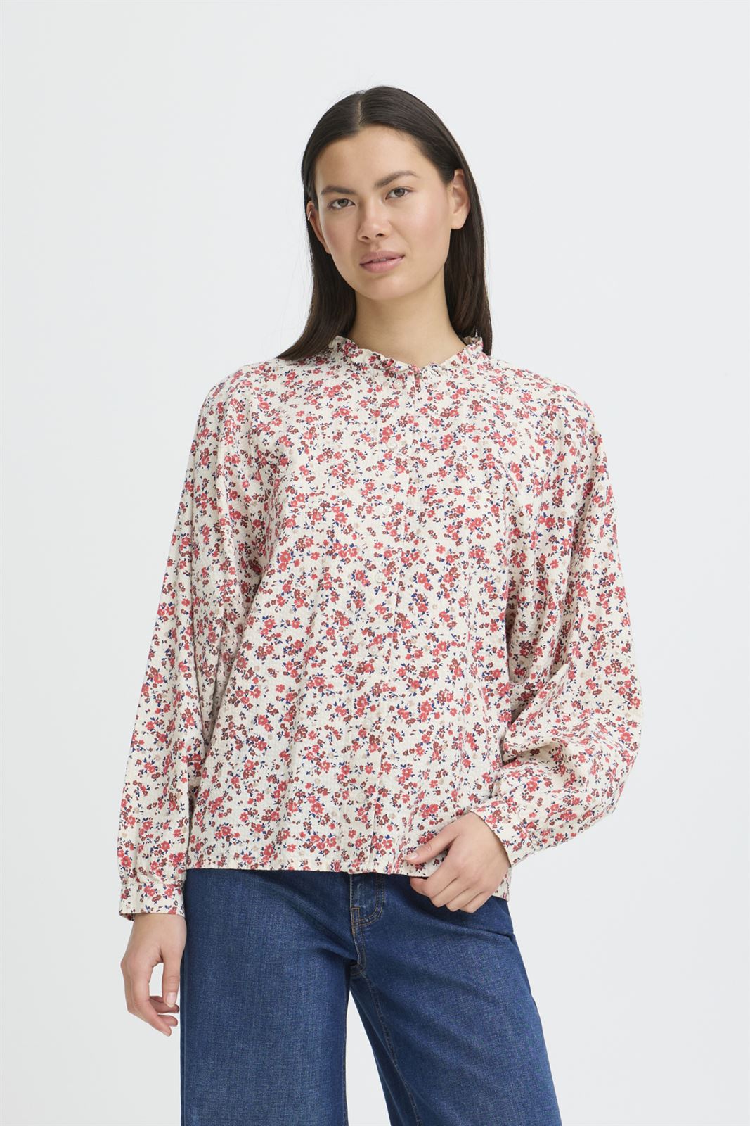 Blusa estampado flores, Ih Qwina Sh2 - Imagen 1