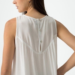 Blusa fluida blanca, Debi - Imagen 2