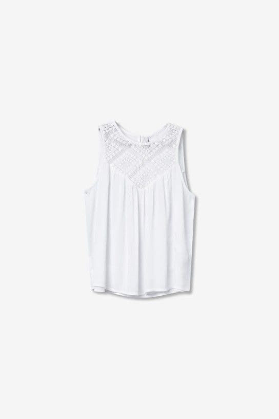 Blusa fluida blanca, Debi - Imagen 5