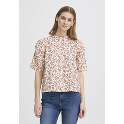 Blusa manga corta estampado flores, Ih Qwina Sh2 - Imagen 1