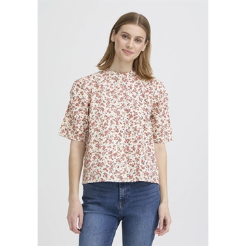 Blusa manga corta estampado flores, Ih Qwina Sh2 - Imagen 1