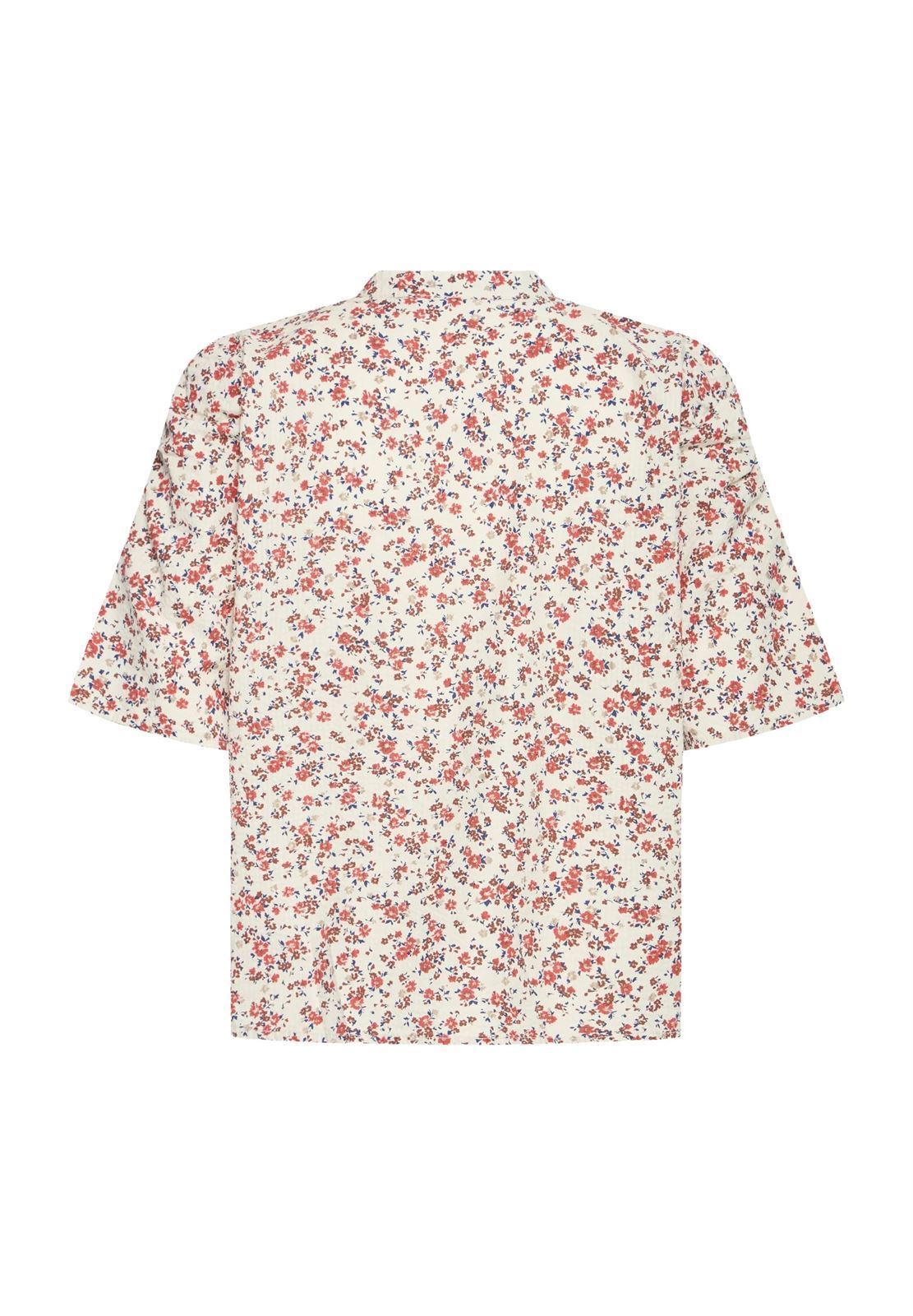 Blusa manga corta estampado flores, Ih Qwina Sh2 - Imagen 7