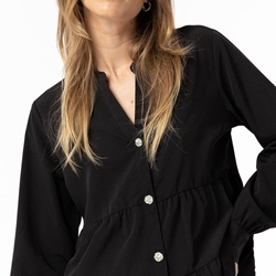 Blusa negra acampanada, Pera - Imagen 1