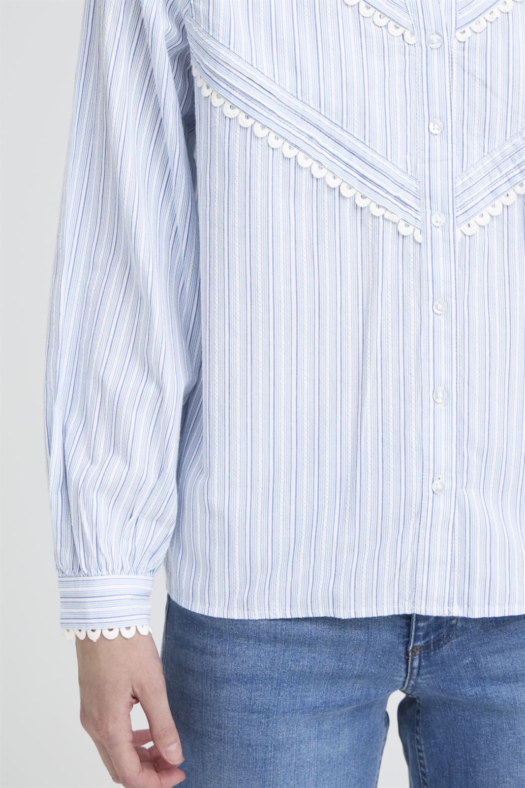 Blusa rayas azules, Ih Litu Sh - Imagen 3