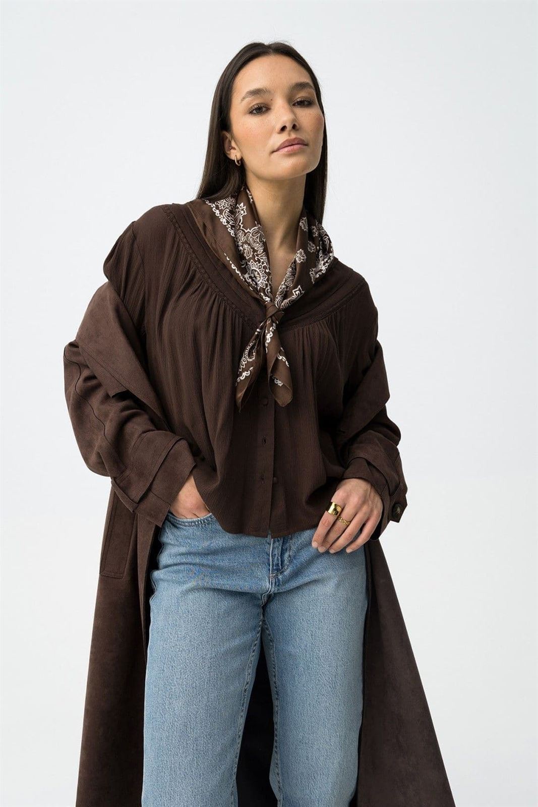 Blusa Relaxed Chocolate, Nevada - Imagen 3