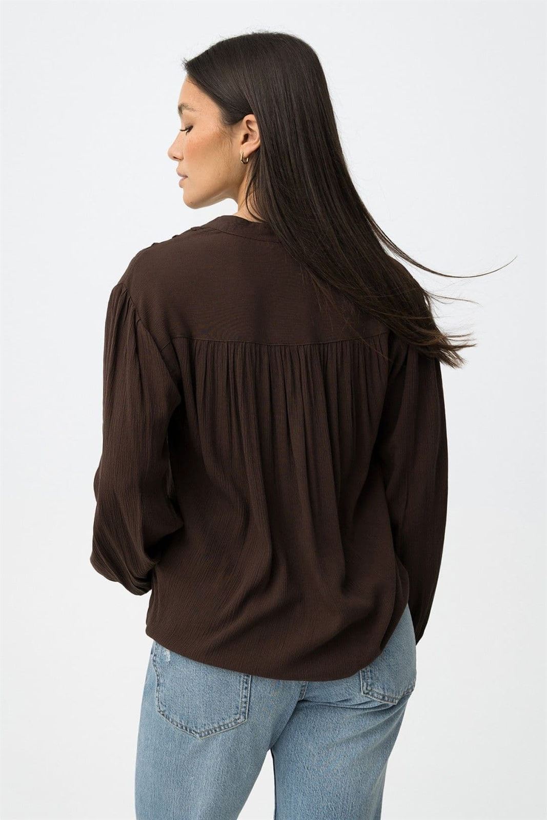Blusa Relaxed Chocolate, Nevada - Imagen 4
