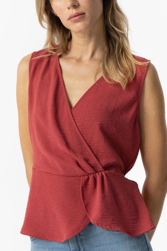 Blusa sisa peplum terracota, Turim - Imagen 2