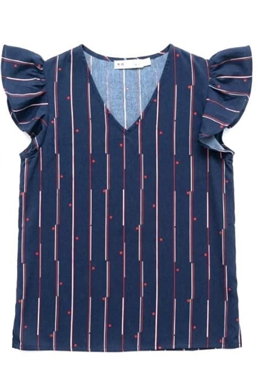 Blusa volantes, Biro - Imagen 1