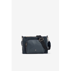 Bolso bandolera azul marino con bolsillos - Imagen 1