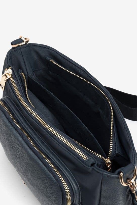 Bolso bandolera azul marino con bolsillos - Imagen 3