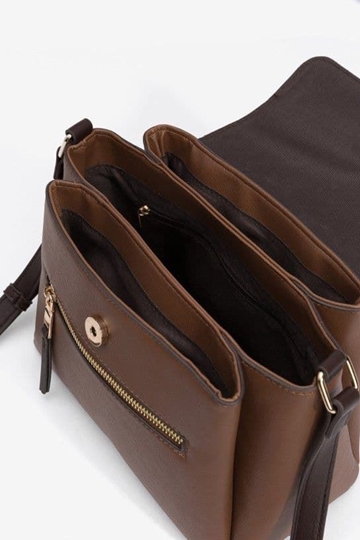 Bolso bandolera combinado con solapa - Imagen 2