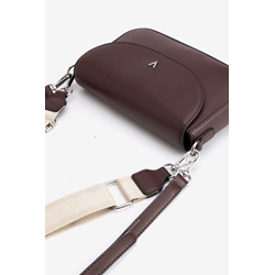 Bolso bandolera Vilanova -burdeos oscuro - Imagen 1