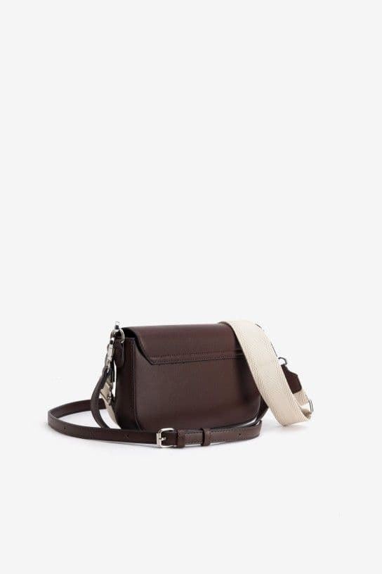 Bolso bandolera Vilanova -burdeos oscuro - Imagen 3