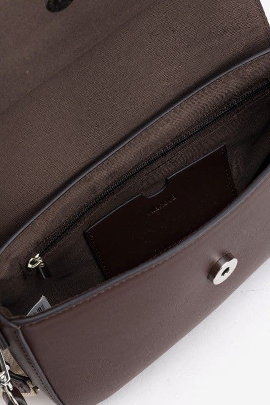 Bolso bandolera Vilanova -burdeos oscuro - Imagen 4