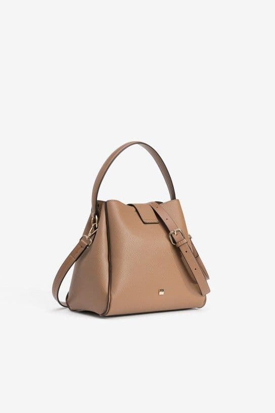 Bolso bucket camel - Imagen 2