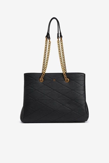 Bolso City Con Bordado Geométrico - Imagen 1