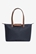 Bolso Shopper de Nailon Combinado azul marino - Imagen 1
