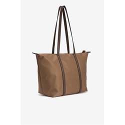 Bolso shopper de nylon marrón, Glen - Imagen 2