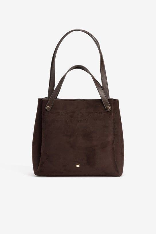 Bolso Shopper Efecto Ante - Imagen 1