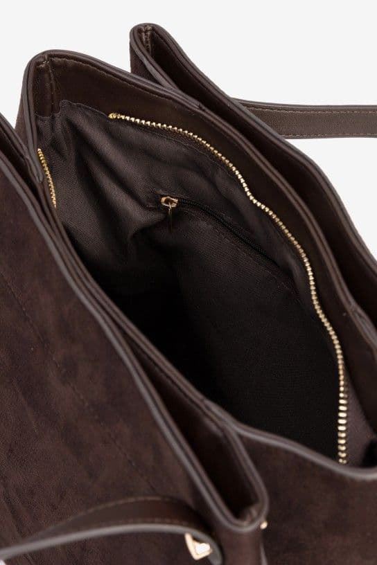 Bolso Shopper Efecto Ante - Imagen 5