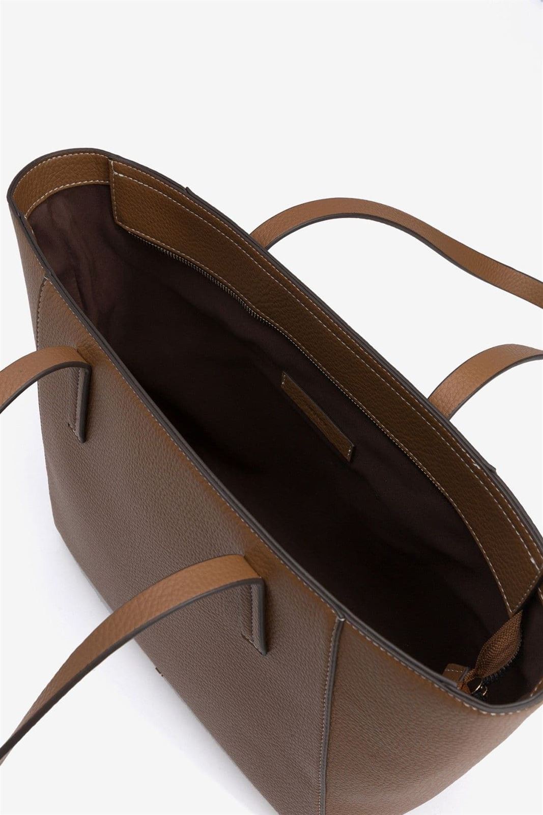 Bolso Shopper marrón, Mariana - Imagen 4