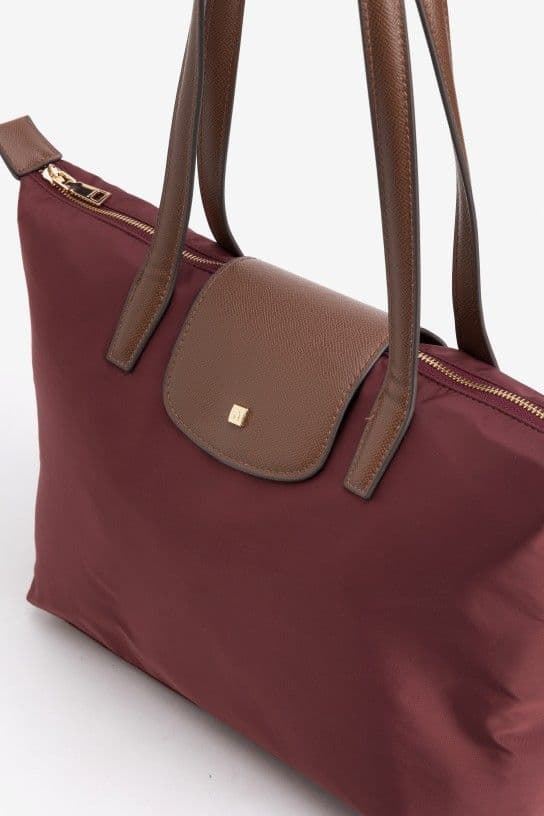 Bolso shopper Vilanova - burdeos - Imagen 4