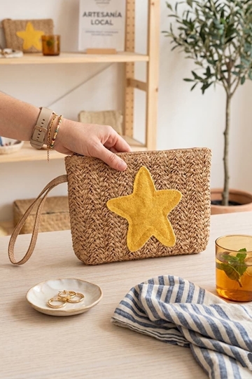 Bolso sobre/ Neceser estrella amarilla - Imagen 1