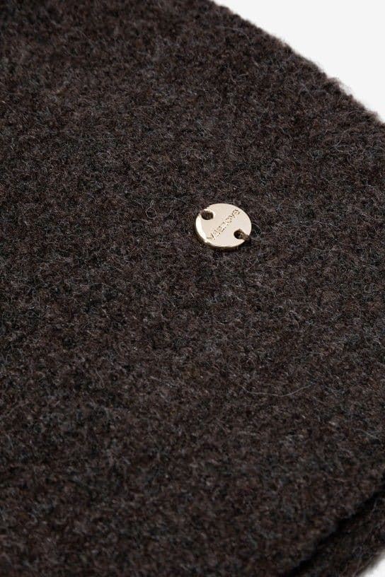 Bufanda marrón lana - Imagen 2