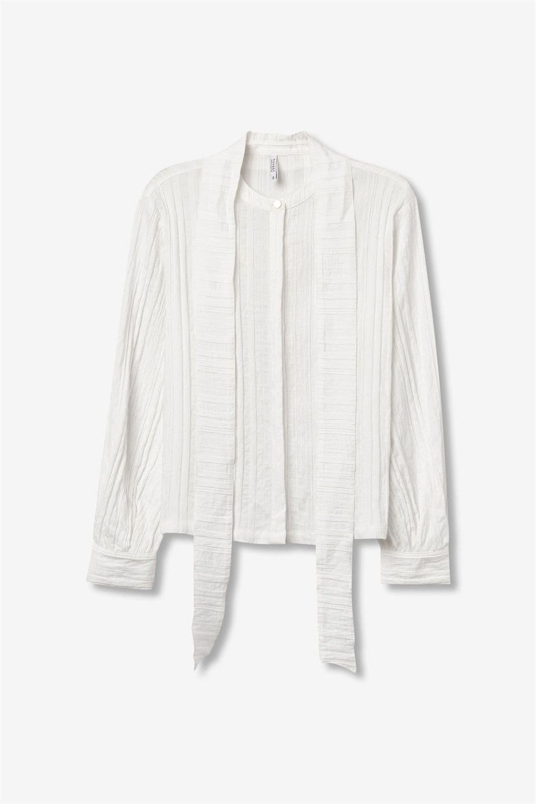 Camisa blanca con lazo, Amazing - Imagen 8