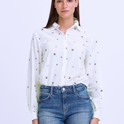 Camisa bordada de algodón, Byjadis - Imagen 1